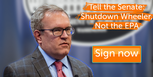 Shutdown Wheeler, not the EPA