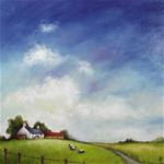 Sky, Cottage and Sheep - Posted on Monday, November 10, 2014 by Jane Palmer