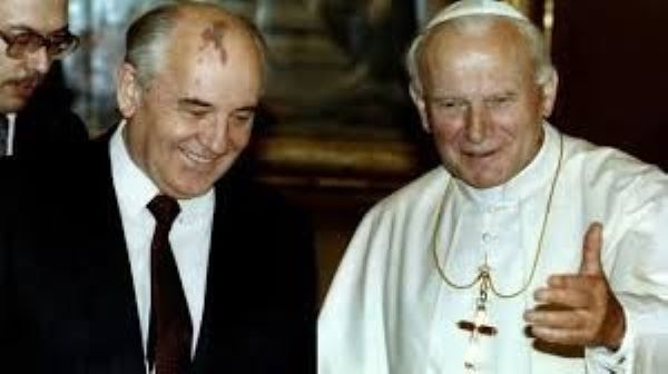 Con el Papa Wojtila