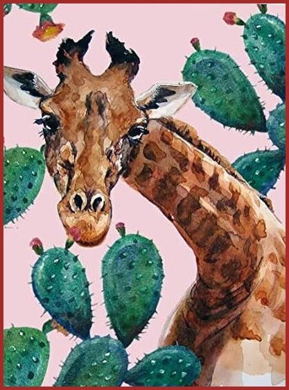 Giraffe-Cactus