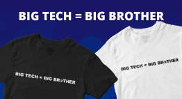 Shop our new collection! Big Tech = Big Brother Men's T-Shirts