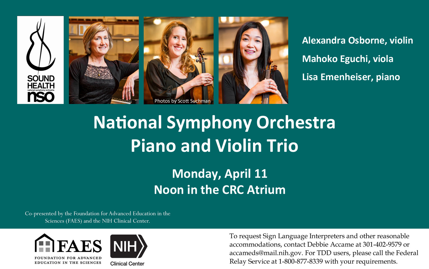 NSO Concert Info