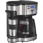 Hamilton Beach 49980 IN 2-Way Brewer Mug & 12 Cup Espresso Maker 