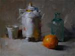 "Still life with four objects" - Posted on Friday, November 14, 2014 by Qiang Huang