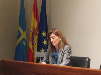 La consejera de Bienestar Social y Vivienda del Gobierno de Asturias, Esther Díaz.