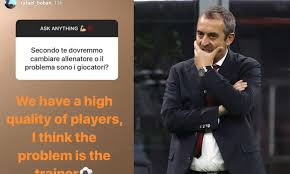 Il figlio di Boban silura Giampaolo: 'Il problema è l'allenatore, vedremo  cosa succederà...' | Serie A | Calciomercato.com