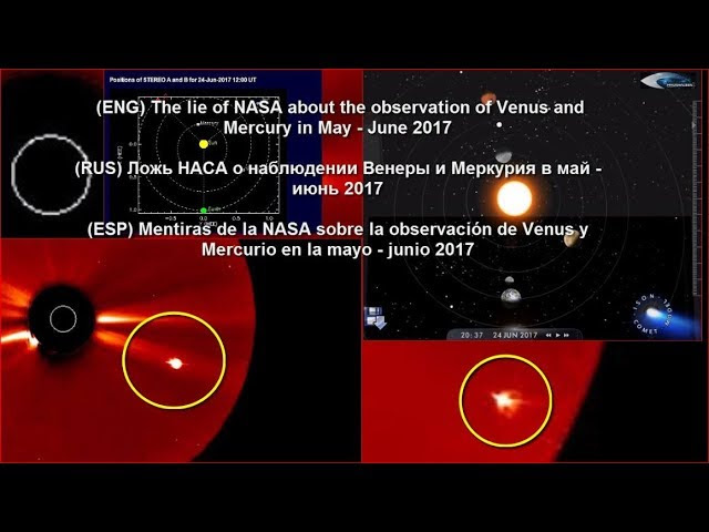 The lie of NASA about the observation of Venus and Mercury in May - June 2017 Sddefault