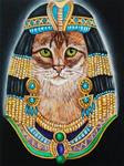 Cleopatra The Queen - Cats in Clothes by k Madison Moore - Posted on Friday, March 13, 2015 by K. Madison Moore