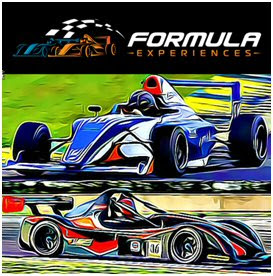 Formula Experiences logo with cars
