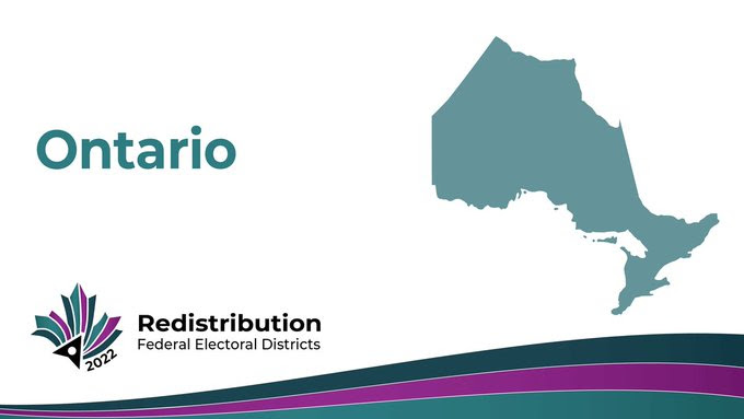 A map of Ontario in green on a white background next to the text: “Ontario.”