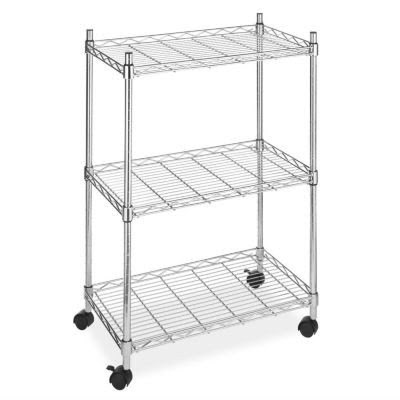 Whitmor three-tiered rolling cart