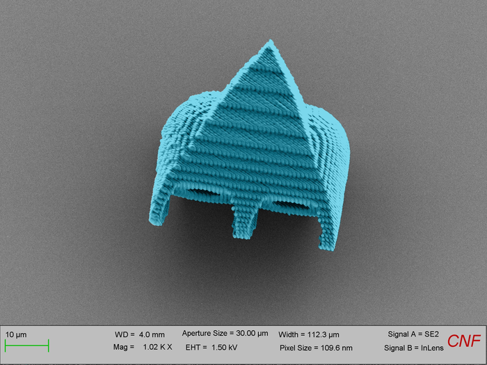 Micro-robots propelled by air bubbles and ultrasound