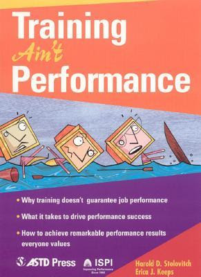 Training Ain't Performance PDF