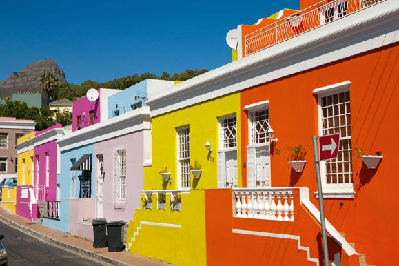 De gekleurde huisjes van Bo-Kaap in Kaapstad | © South African Tourism