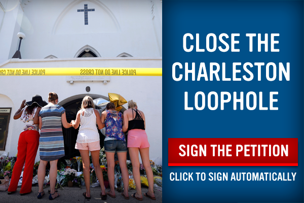 Tell Congress: Close the Charleston Loophole NOW