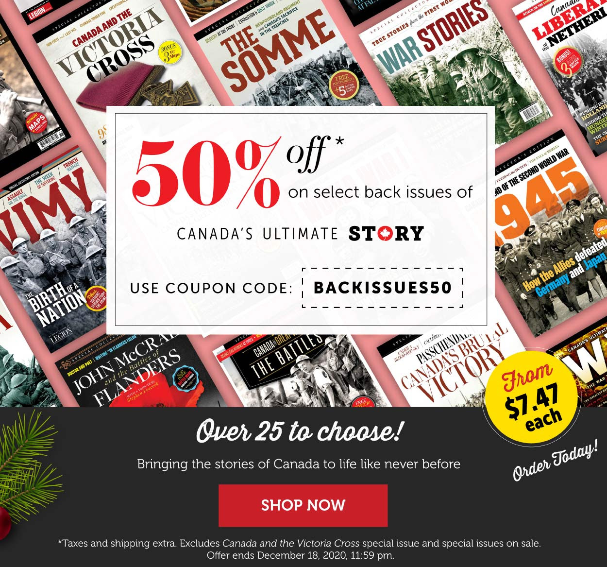 Back Issue BLOWOUT! 50% OFF