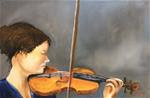 Woman Playing Violin - Posted on Tuesday, March 3, 2015 by Daniel Varney