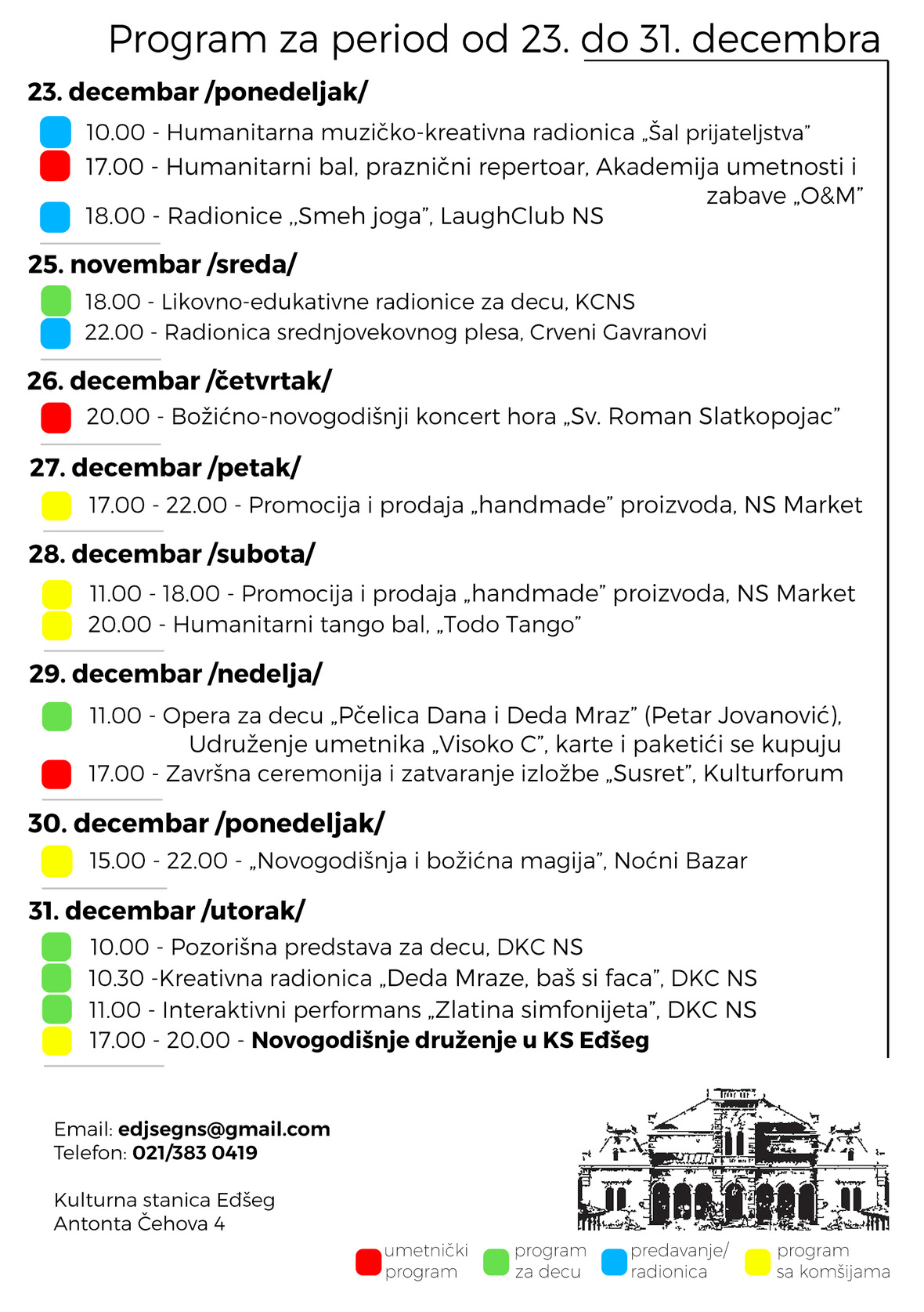 KS Eđšeg | program do 31.12.