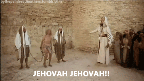 Image result for make gifs motion images 'life of brian, alright i am the messiah!