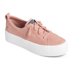 Sperry Women's Vulcanized Crest Vibe Platform Leather Shoes Dusty Rose