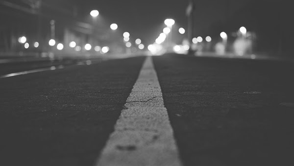 Lane Lines at Night