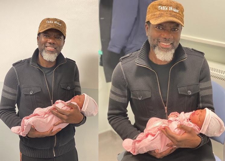 Adorable photos of Reno Omokri and his newborn daughter named after?former President Goodluck Ebele Jonathan?