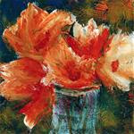 Painterly Poppies - Posted on Tuesday, March 10, 2015 by Donna Nickerson