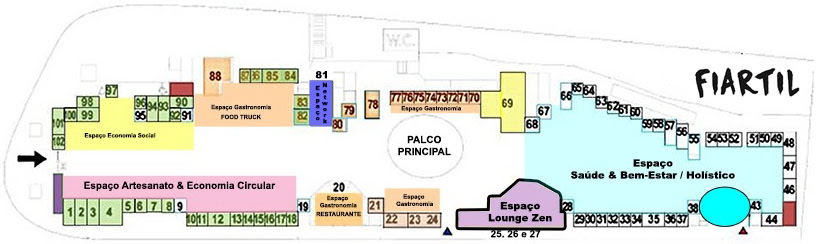 Mapa Feira da Diversidade