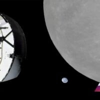 NASA buzzes moon, preps for landing