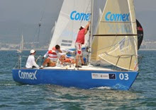 J/24 Comex sailing in Mexico