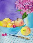 Apples Hydrangeas - Posted on Monday, February 16, 2015 by Cynthia Van Horne Ehrlich