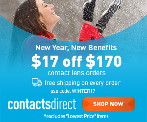 $17 Off $170 on contact lenses...
