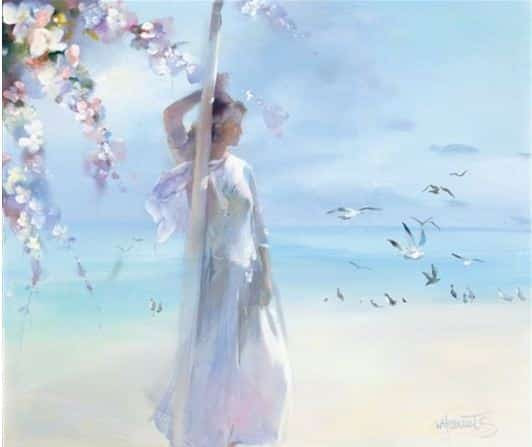 Willem Haenraets. Воздушная живопись. THE BEACH