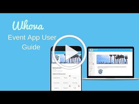 Whova Mobile and Web App User Guide
