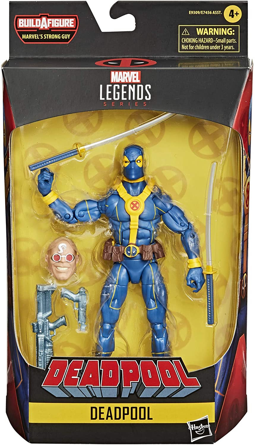 Image of Hasbro Marvel Legends Series Deadpool Collection 6-inch Blue Deadpool Action Figure Toy Premium Design and 1 Accessory