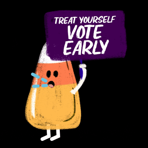 Candy corn: Treat yourself! Vote early.