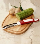 Action Red and White Elegant Peeler