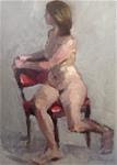 Nude on red chair - Posted on Friday, January 16, 2015 by Chris Bayle