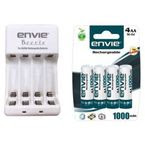 Envie 4 x AA Rechargeable Batteries and Charger Combo
