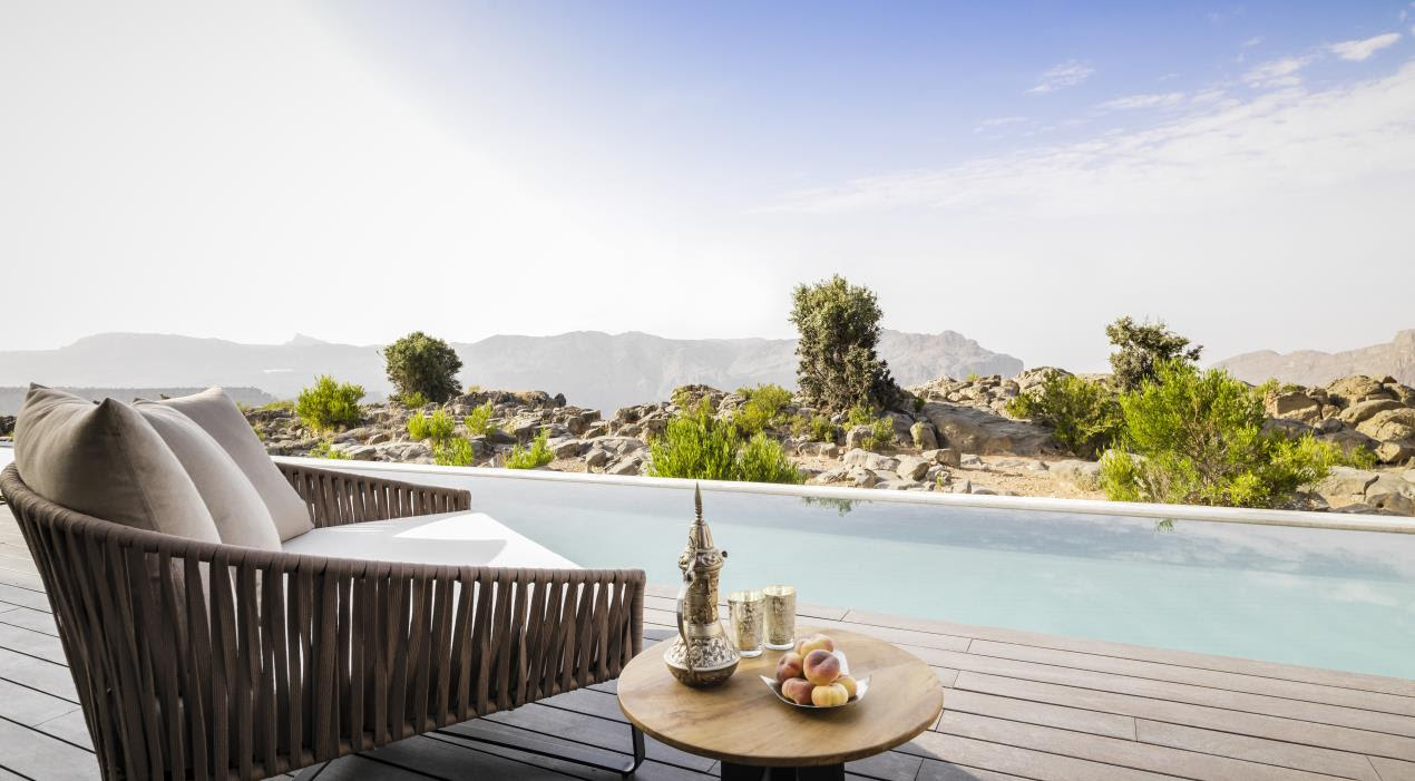 Anantara Al Jabal Al Akhdar Resort - Cliff Pool Villa Pool View 01