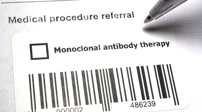 Monoclonal antibody therapy referral
