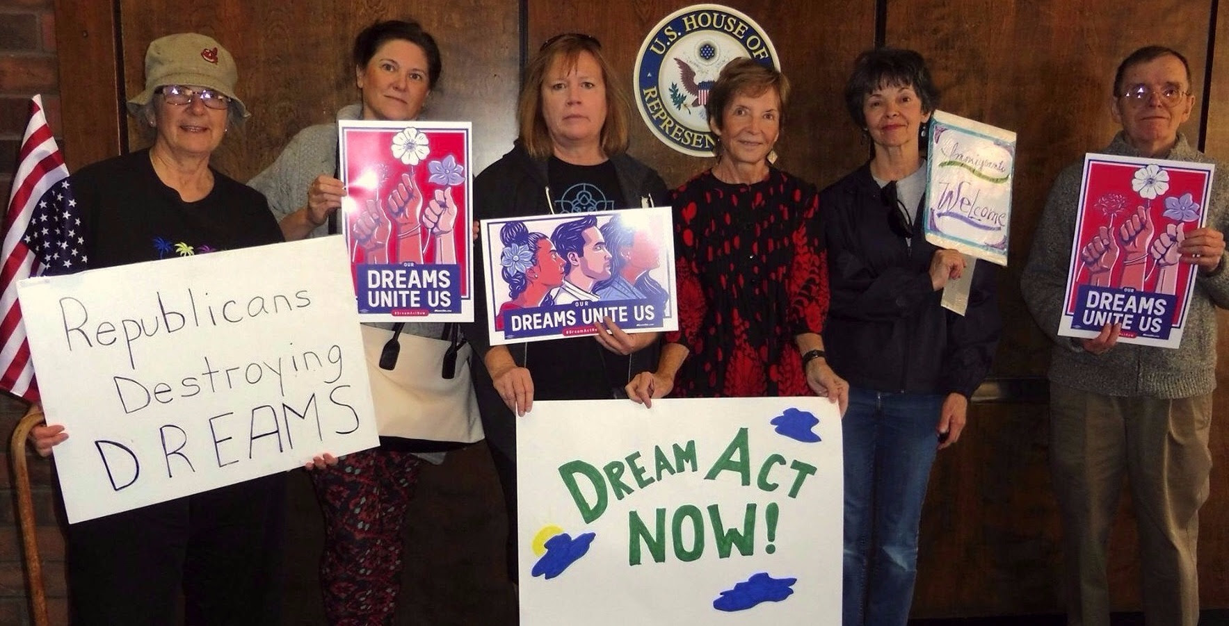 MoveOn members taking action for the Dream Act