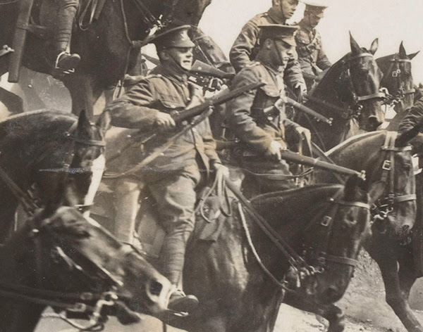 1st Reserve Regiment of Cavalry in training, 1914