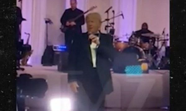 Video: President Trump Crashes Mar-a-Lago Wedding, Grabs Mic & Destroys Biden ‘Hugely!’