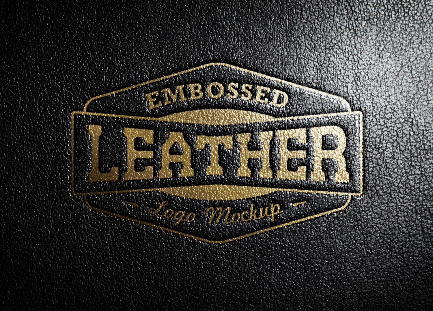 Leather Stamping Logo Mockup Mockup World HQ