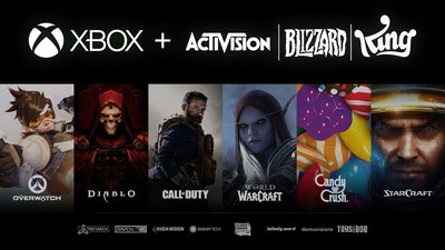 Microsoft announced plans to acquire Activision Blizzard, a leader in game development and an interactive entertainment content publisher. The planned acquisition includes iconic franchises from the Activision, Blizzard and King studios like "Warcraft," "Diablo," "Overwatch," "Call of Duty" and "Candy Crush." (PRNewsfoto/Microsoft Corp.)