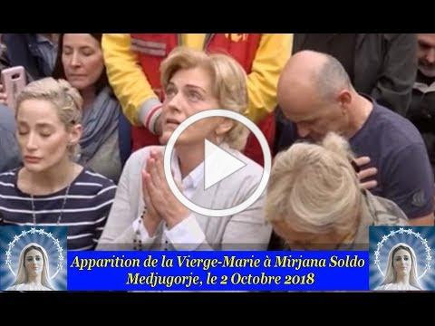 Apparition de la Vierge Marie à Mirjana Soldo le 2 Octobre 2018