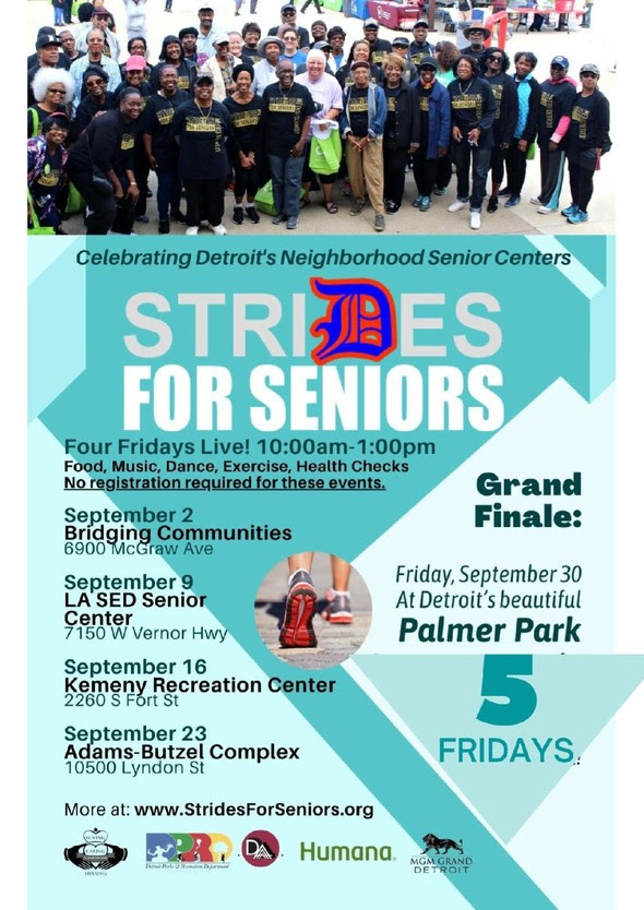 Strides for Seniors events graphic