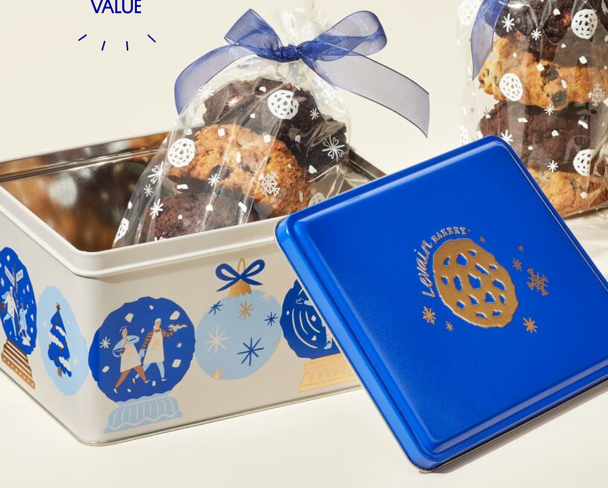 Upgrade your Gift with our New Holiday Cookie Tin