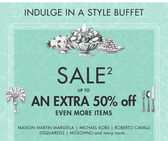 Save up to 50% off on slected designers Michael kors, Maison martin, Roberto cavalli and many more at Yoox.com